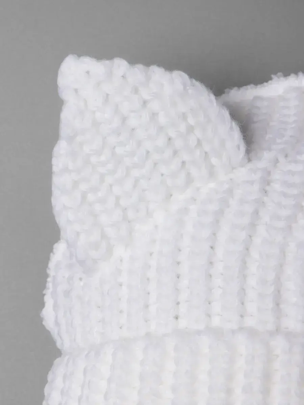 Шапка для подростка на осень с ушками