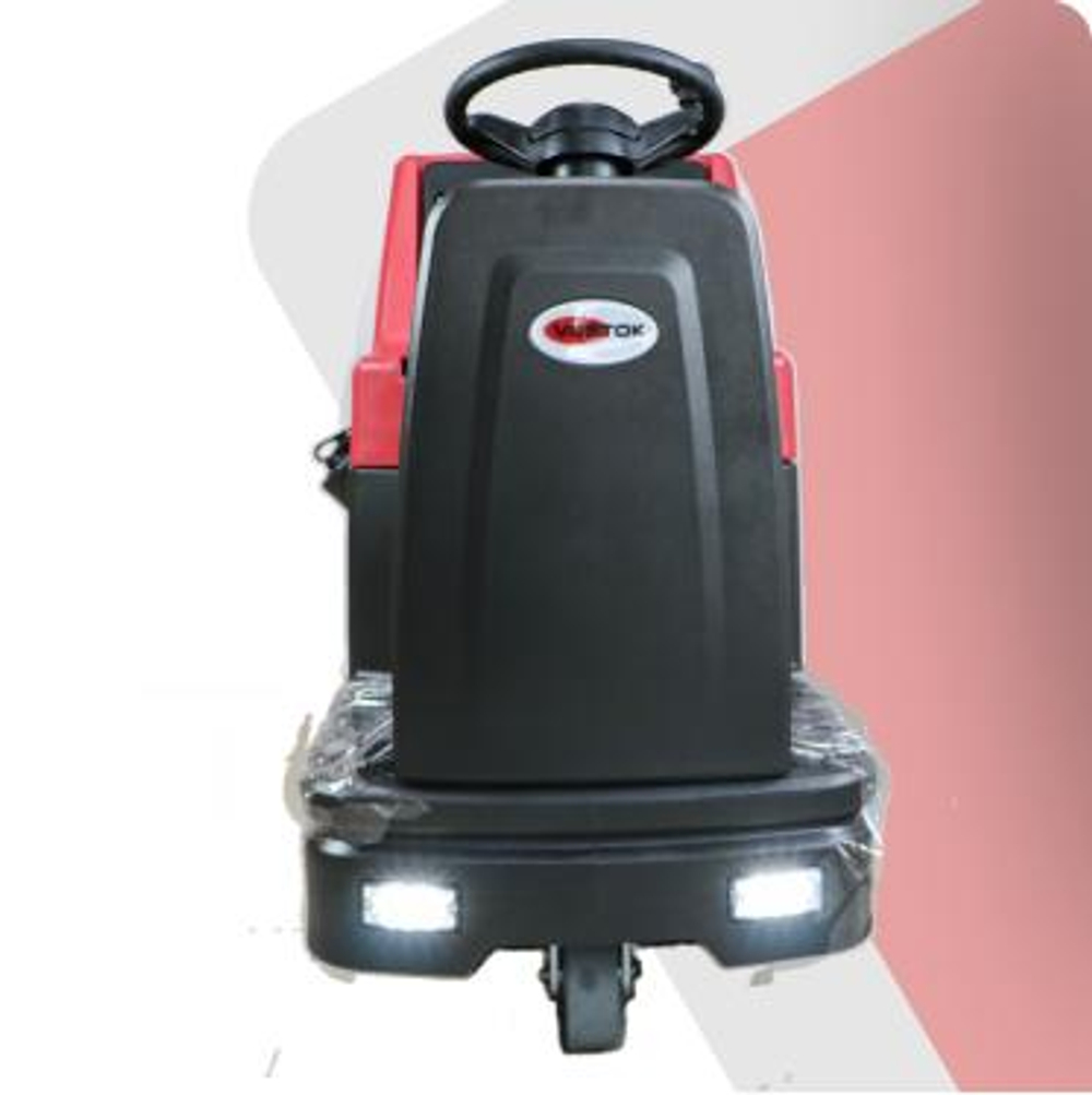 Аккумуляторная поломоечная машина с местом оператора Vostok BR95 (с литиевой АКБ 100 Ач) - 2х щетки