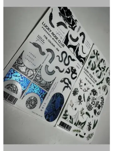 Набор слайдеров 2 шт для длинных ногтей 264, 255