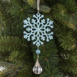 GAEM Украшение новогоднее "Снежинка", L6,5 W2 H15 см