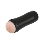 Мужской вибромастурбатор-вагина в корпусе с крышкой (Цвет: телесный с черным)