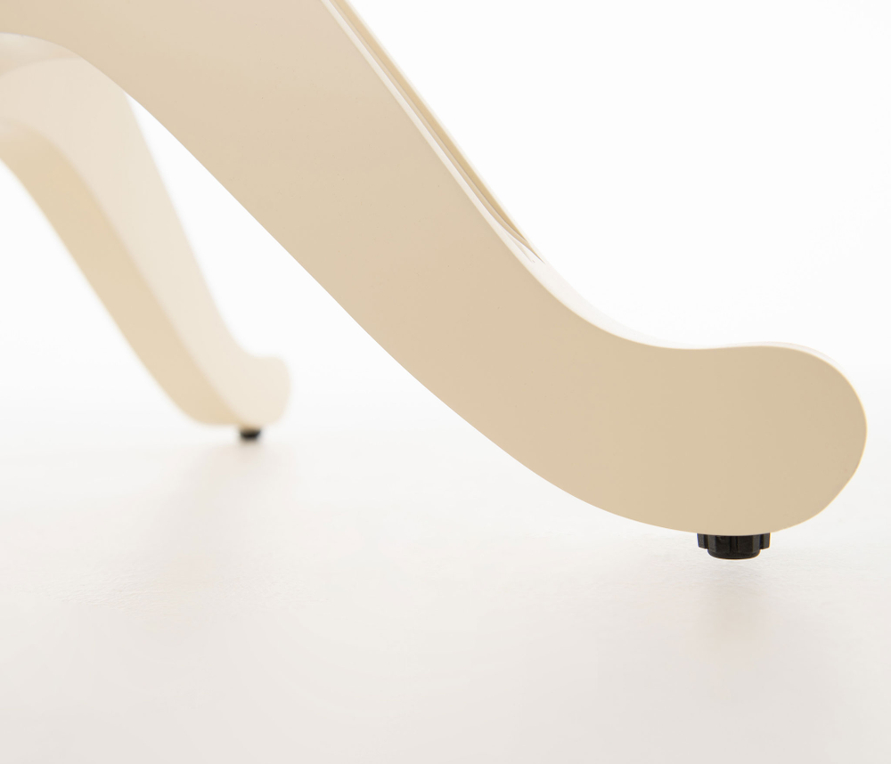 Стол Аврора Леонардо D100, Темный орех/Слоновая кость