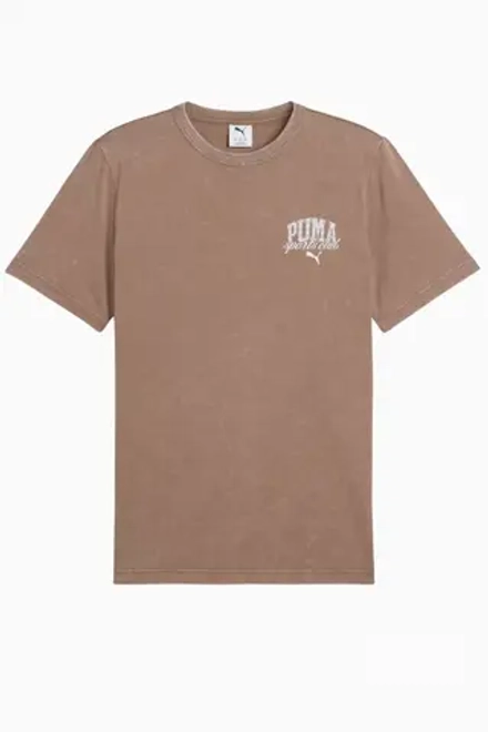 Футболка Puma Classics Washed Tee - коричневый