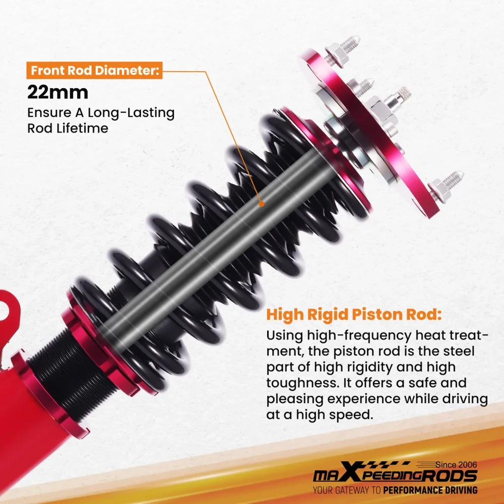 MaXpeedingrods Coilovers Suspension Lowering Kit подходит для автомобиля VW Golf R GTI MK7 15-19