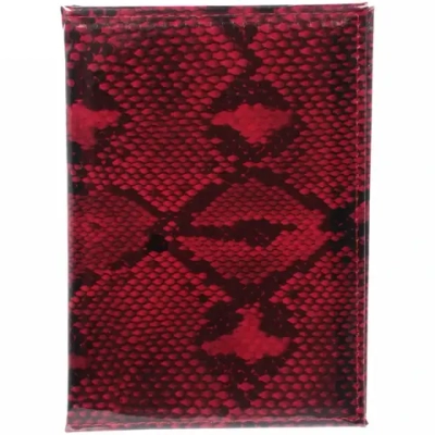 Обложка на паспорт «Классика», цвет красный, 9,5*14см