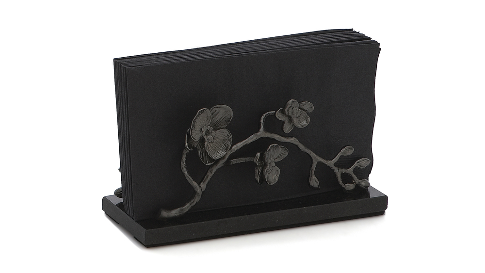 Салфетница 20см Michael Aram Чёрная орхидея