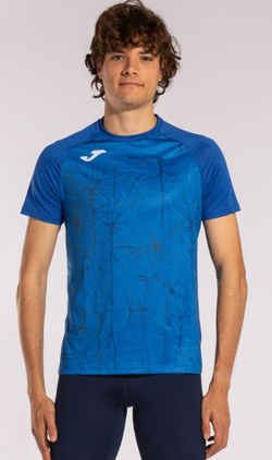Теннисная футболка Joma Elite IX Short Sleeve M - royal