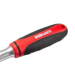 Трещотка реверсивная с резиновой ручкой 1/2''(L-250мм, 72зуб) Baum Auto##BaumAuto BM-80724(72зуб.)