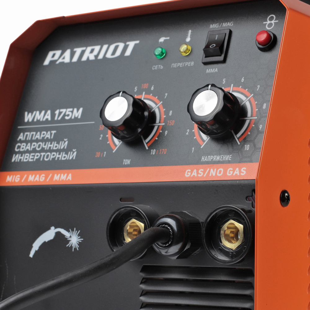 Полуавтомат сварочный инверторный PATRIOT WMA 175 M