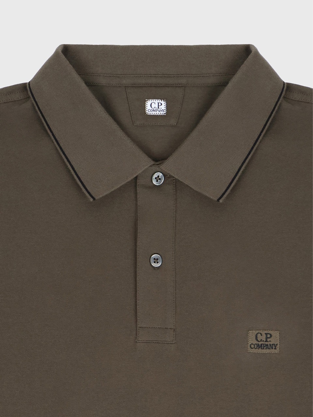 Поло C.Р. Company Stretch Piquet Olive