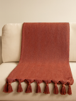 Плед-покрывало из хлопка Berlino, цвет Терракот