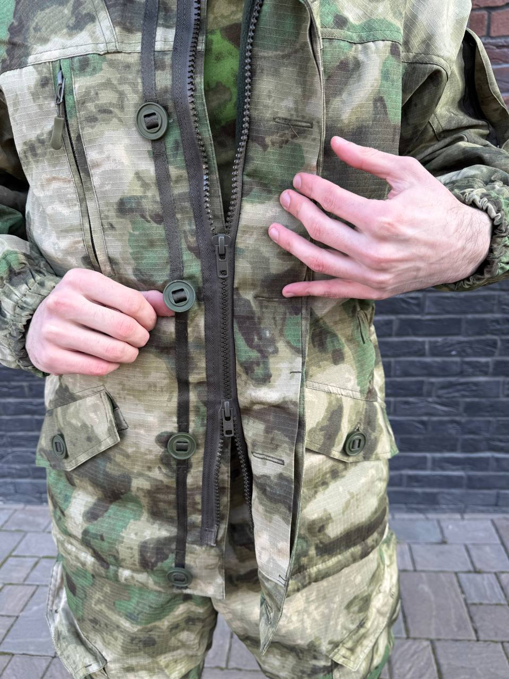 Костюм Горка 6 флис лайт / осень-зима / мох