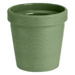 Кашпо для цветов пластиковое 3,57л d-19см «Терра» Оливковый
