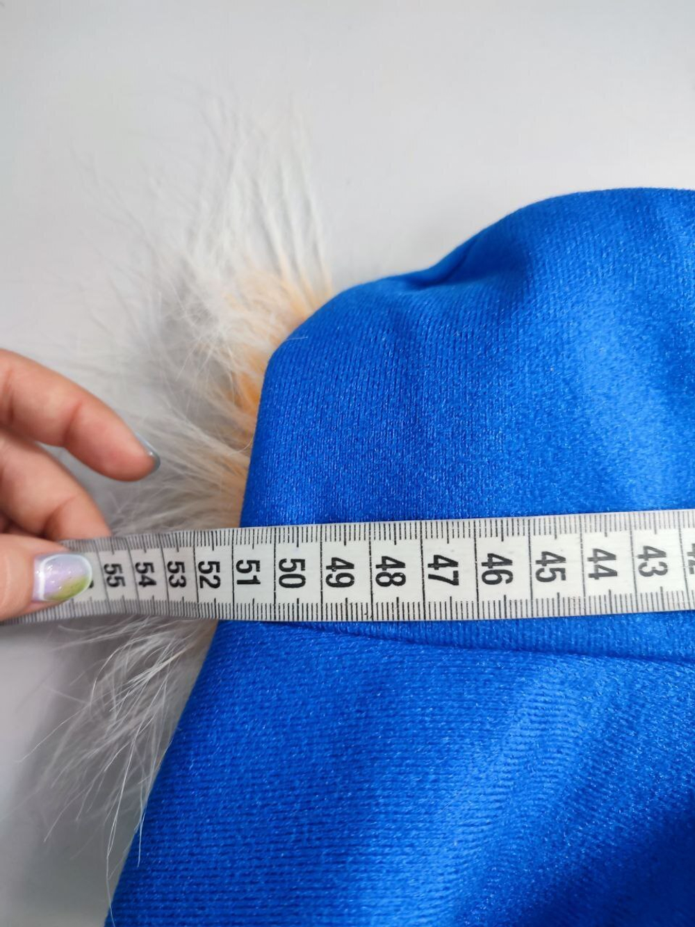 Шляпа карнавальная синяя