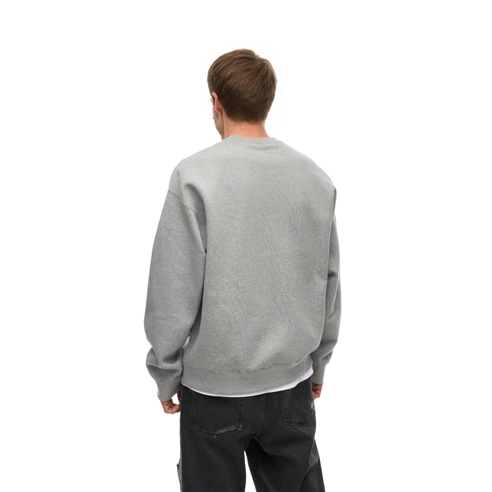 Свитшот Nike Solo Swoosh Fleece Crew "Grey"