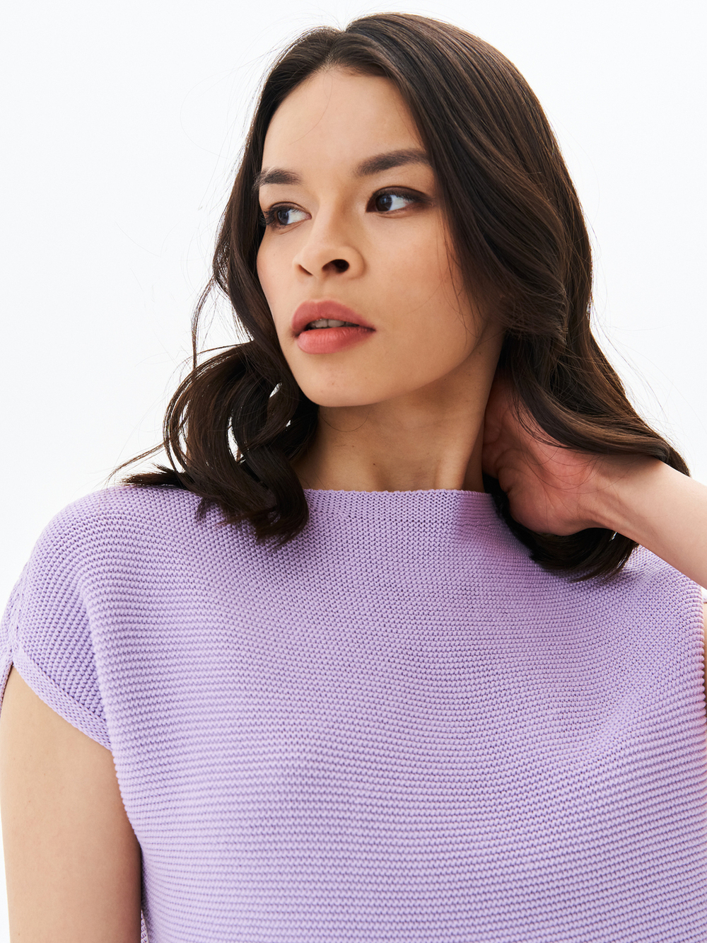 Джемпер "капля" сиреневый