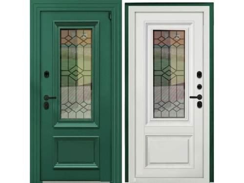 Дверь входная Эмирида Термо зеленый мох 6005