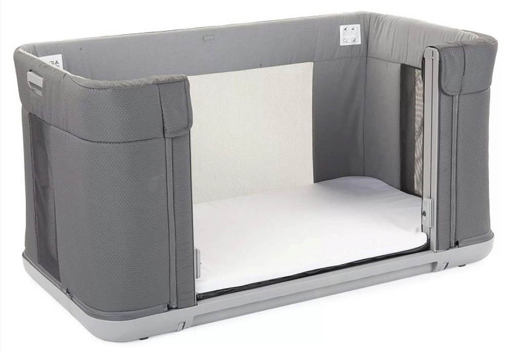 Детская кроватка Chicco Next2Me Forever Moon Grey