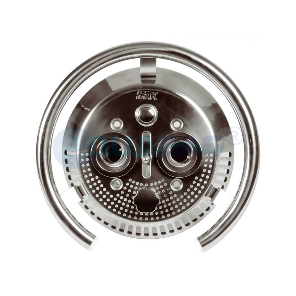 Лицевая часть двухструйного противотока Hugo Lahme TAIFUN-DUO с пьезокнопкой (87309920)