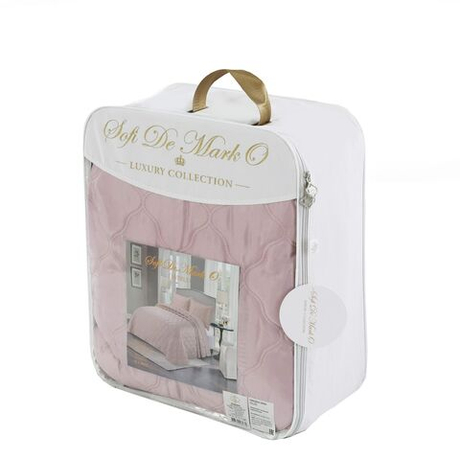 Покрывало 240x260 и 2 наволочки 50х70 Sofi De MarkO Одри розовое