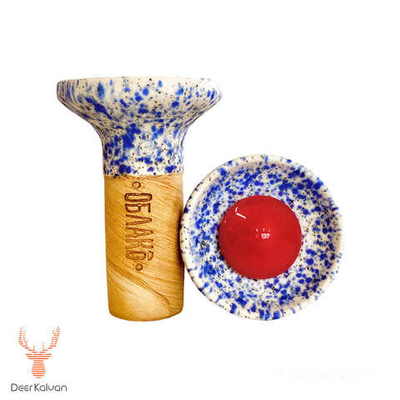 Чаша для кальяна Облако "Flow" (Красный/Метеорит)