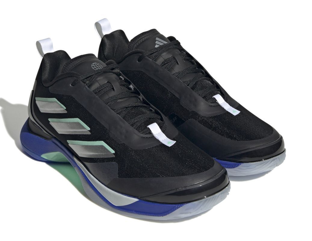 Женские Кроссовки теннисные Adidas Avacourt W - core black/silver metallic/lucid blue
