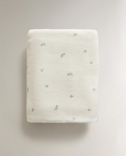 Zara Home Полотенце для лица и рук из хлопка, экрю, 90x50 см · 5674/013
