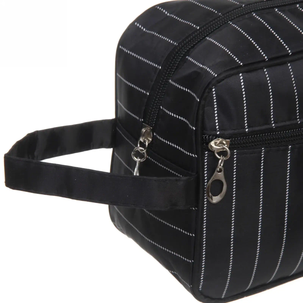 Косметичка «Classic style», цвет черный, 25*15*9см