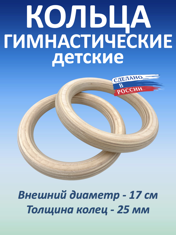 Кольца гимнастические 25 мм (без строп)