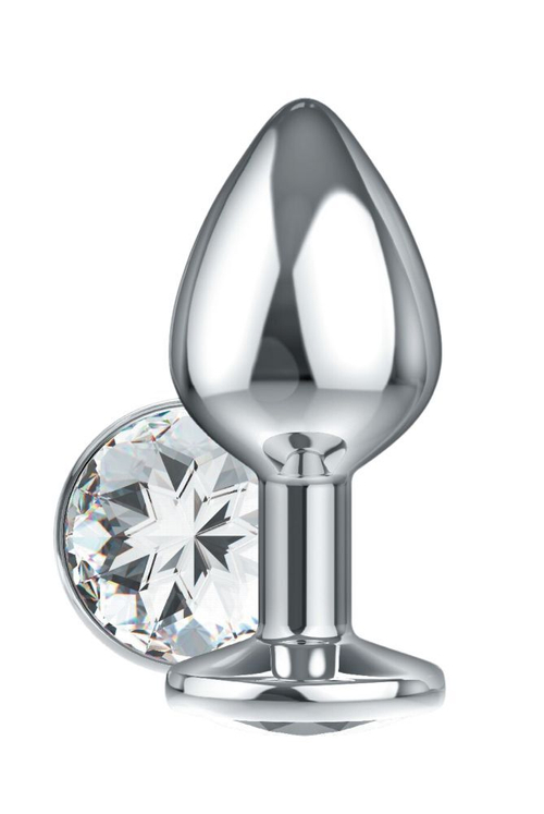 Анальная пробка Lola Games Sparkle XL с кристаллом, 11 см