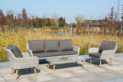 "Прованс" столик журнальный из ротанга, цвет соломенный