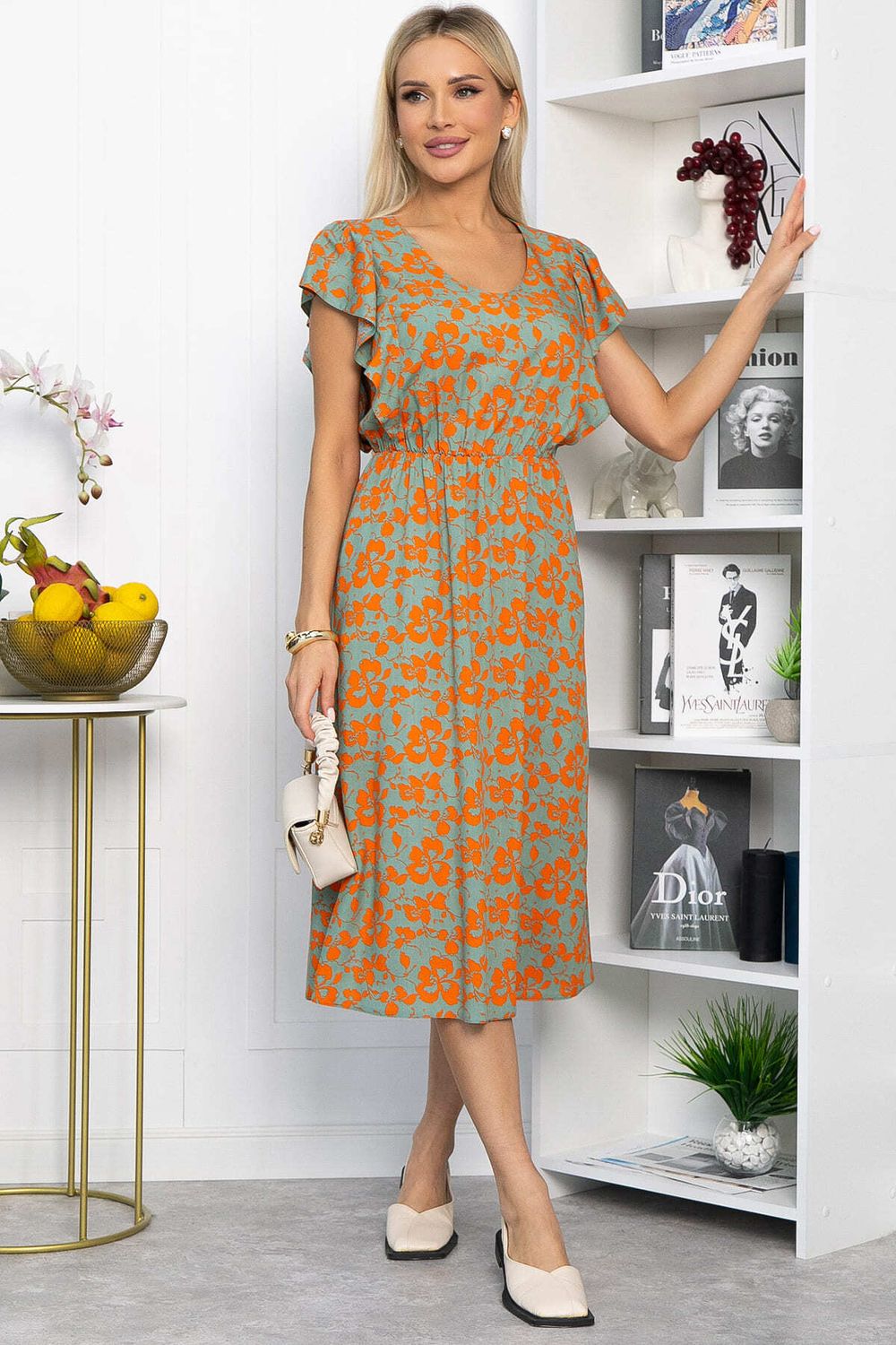 Платье Айлана (оранжевое) П13933-35М LT Collection