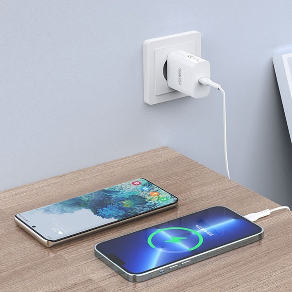 Быстрое зарядное устройство 20W с разъемом USB-C, серия Travel Charger, Duzzona
