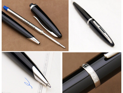Шариковая ручка Waterman Carene, цвет: Black ST, стержень: Mblu