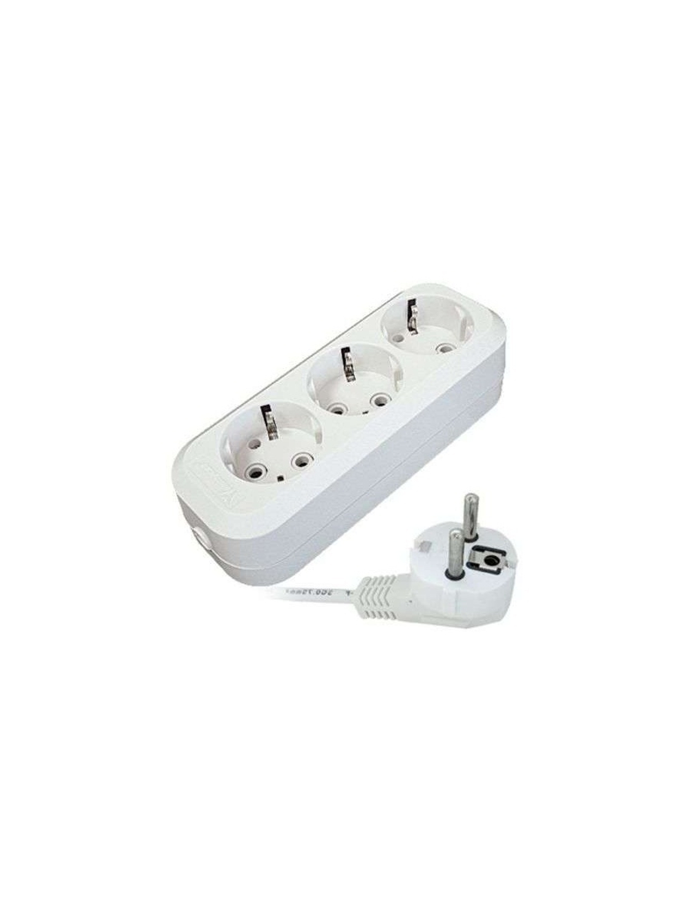 Удлинитель 3х7м с заземл. 10А IP20 Е-303 ПВС 3х1 АБС-пластик UNIVersal 9631979