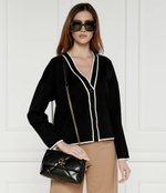 Кожаная сумка через плечо Kira TORY BURCH - черный(154706)