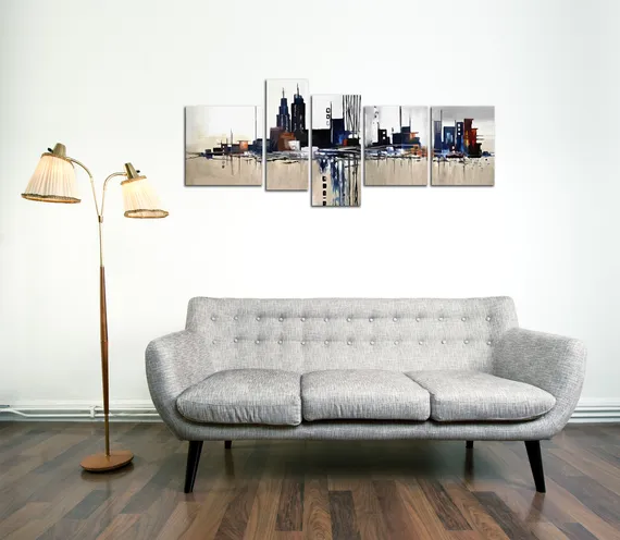 Модульная картина"Городская абстракция"