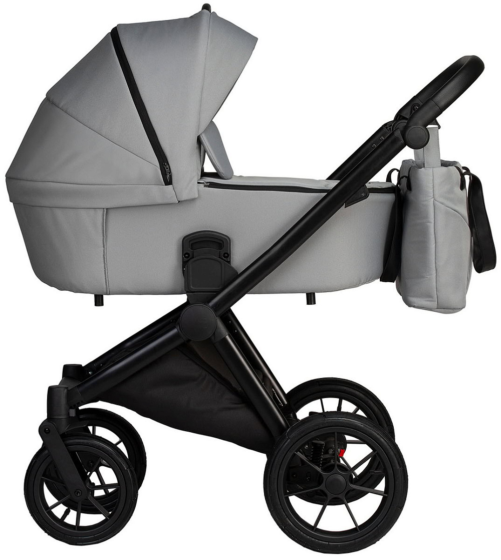 Детская коляска Indigo Solio 3 в 1 с автокреслом Avionaut Cosmo Beige So04 св.серый