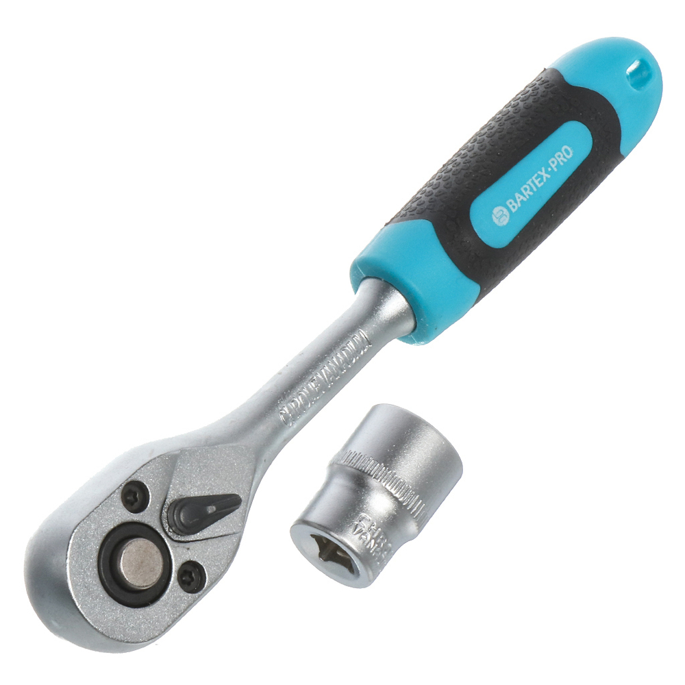 Набор слесарных инструментов Bartex, 1/4", 6-гранные, CrV сталь, кейс, 29 пр, шт