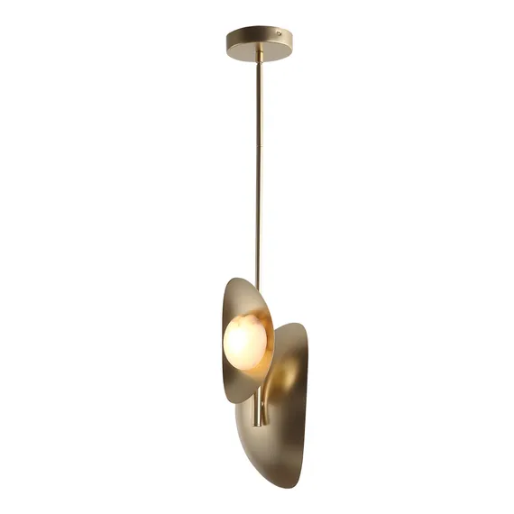 SL6229.203.02 Светильник потолочный ST-Luce Золотистый/Алебастр LED 2*7W 3000K PEARL