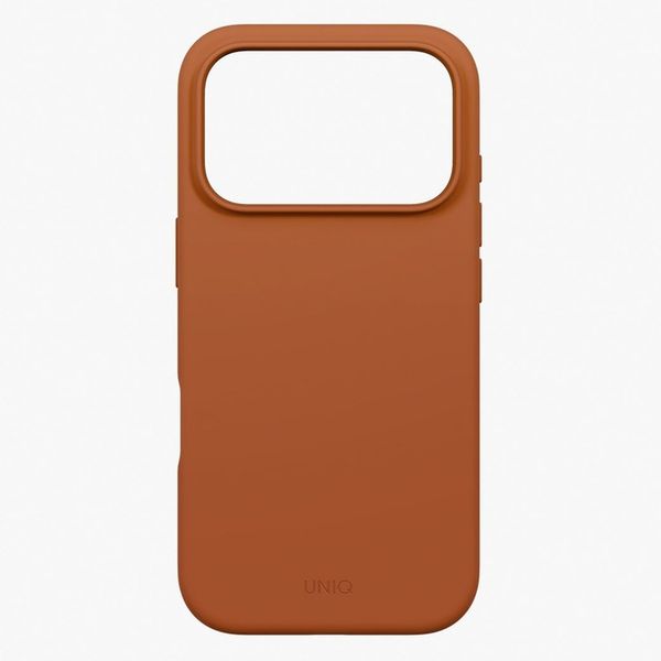Чехол Uniq Lino Case для iPhone 17 Pro, Оранжевый | Sunset Orange