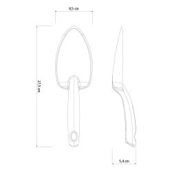 Лопатка Tramontina 78108011 садовая широкая пластиковая | Tramontina