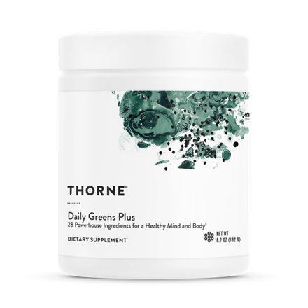 Thorne Research, Травяной комплекс, Daily Greens Plus, 192 г