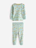 Пижама для мальчика Next 228-163, 3 шт., Синий, Молочный, Мятный