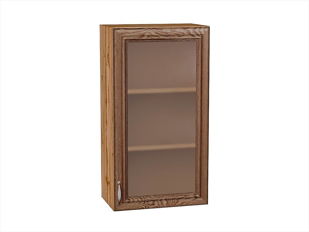 Шкаф верхний с 1-ой остекленной дверцей Шале