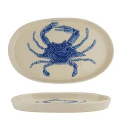 Блюдо овальное 29*18 см h2,5 см Crab Northern Blue Gray Frutti di Mare P.L. [1]