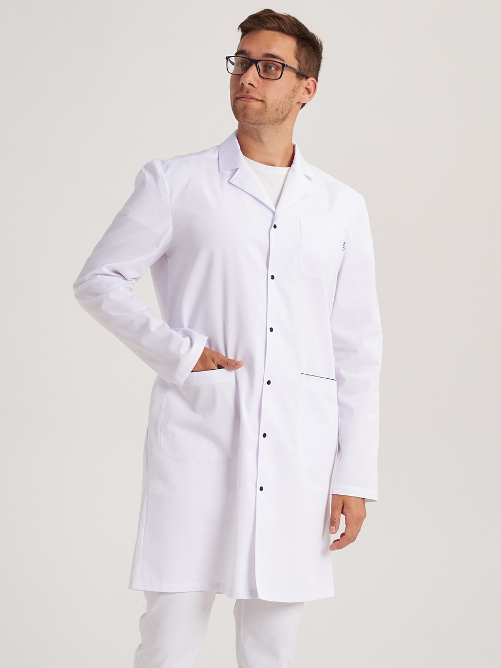 Халат Х-207/2 с длинным рукавом MediS