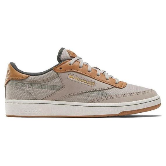 reebok Club C Кроссовки для скейтбординга Низкие Серо-коричневые Унисекс