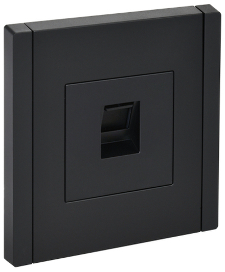 FORTE&PIANO Розетка компьютерная RJ45 кат.6 FP131 черный IEK