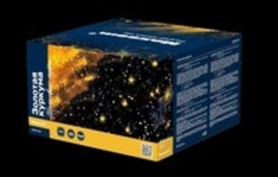 Батарея салютов "Золотая куркума" SB08-100 100 залпов * 0.8"